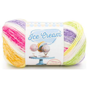 Lion Brand Ice Cream Yarn Sold As A 3 Pack