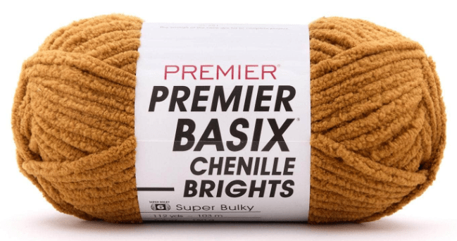Premier Basix Chenille Brights Yarn Sold As A 3 Pack