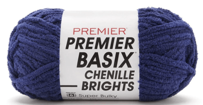 Premier Basix Chenille Brights Yarn Sold As A 3 Pack