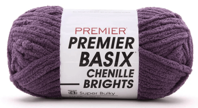 Premier Basix Chenille Brights Yarn Sold As A 3 Pack