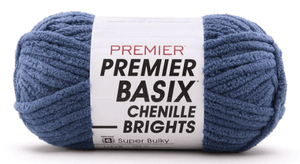 Premier Basix Chenille Brights Yarn Sold As A 3 Pack