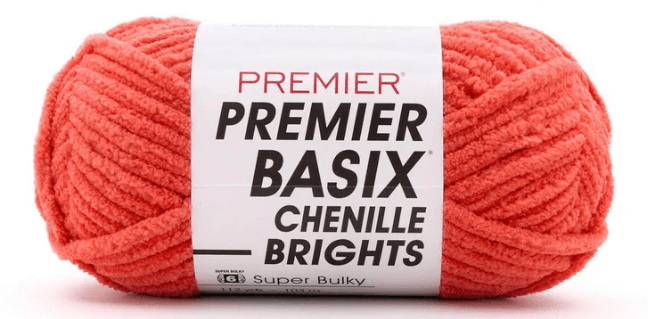 Premier Basix Chenille Brights Yarn Sold As A 3 Pack