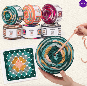 Bernat Blanket All In One Blanket Granny Square Yarn Sold As A 2 Pack