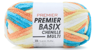 Premier Basix Chenille Brights Yarn Sold As A 3 Pack
