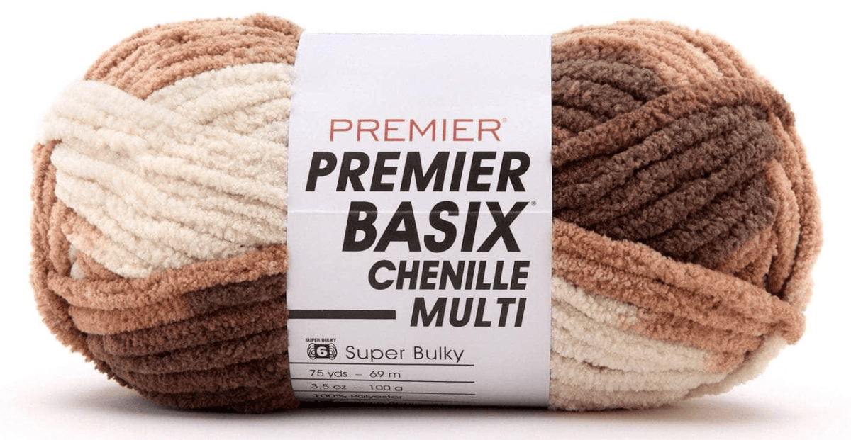 Premier Basix Chenille Brights Yarn Sold As A 3 Pack