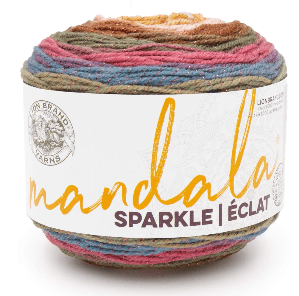 Lion Brand Mandala Sparkle Yarn Sold As A 3 Pack