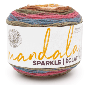 Lion Brand Mandala Sparkle Yarn Sold As A 3 Pack