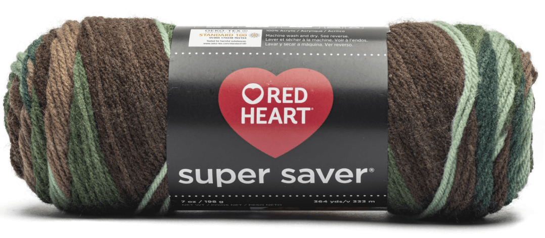 Red Heart Super Saver Yarn Stripes, Prints & Variegates Sold As A 3 Pack