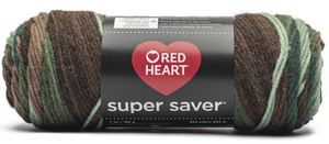 Red Heart Super Saver Yarn Stripes, Prints & Variegates Sold As A 3 Pack