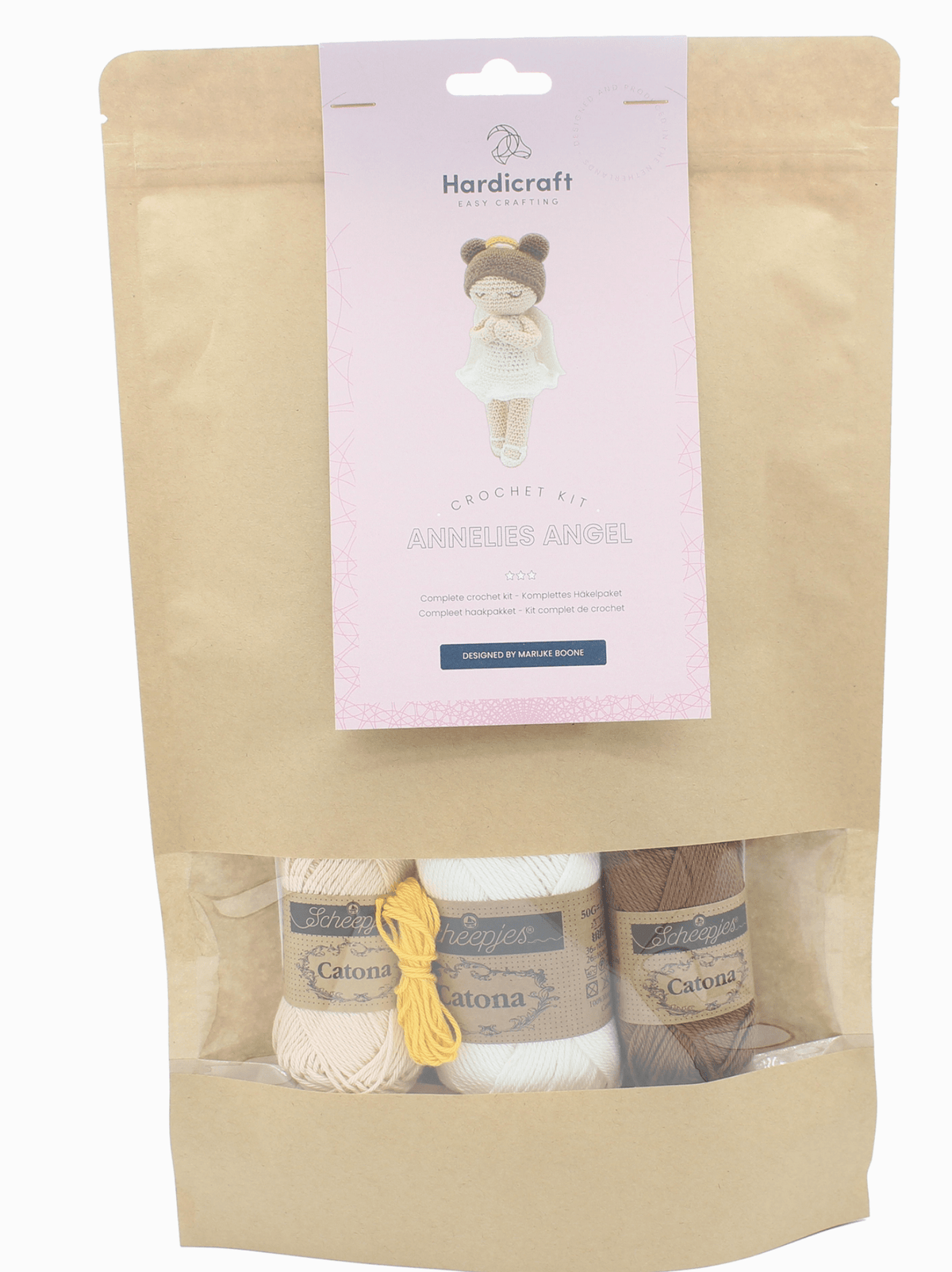 Diy Crochet Kit - Annelies Angel Hardicraft Amigurumi Kit