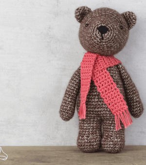 Diy Crochet Kit - Bobbi Bear Hardicraft Amigurumi Kit