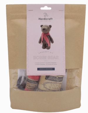 Diy Crochet Kit - Bobbi Bear Hardicraft Amigurumi Kit