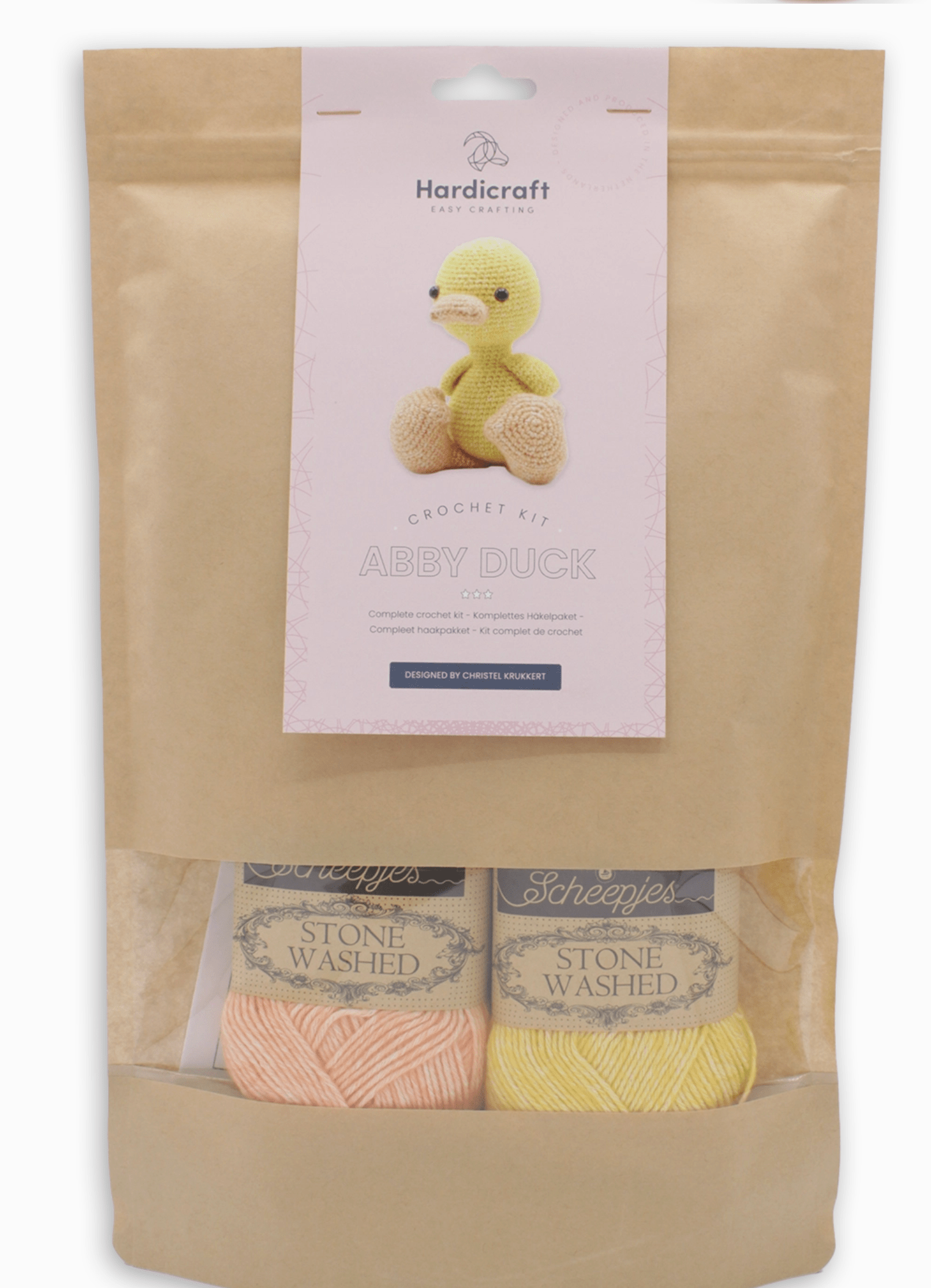 Diy Crochet Kit - Abby Duck Hardicraft Amigurumi Kit