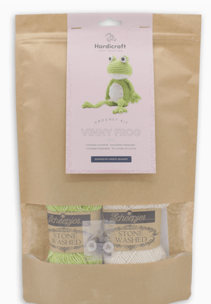 Diy Crochet Kit - Vinny Frog Hardicraft Amigurumi Kit