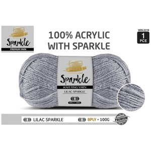 Yatsal Sparkle Glitter Yarn 8 Ply 100G