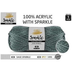 Yatsal Sparkle Glitter Yarn 8 Ply 100G