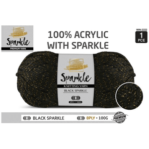 Yatsal Sparkle Glitter Yarn 8 Ply 100G