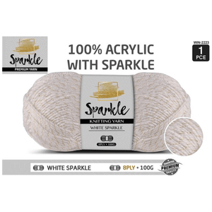 Yatsal Sparkle Glitter Yarn 8 Ply 100G