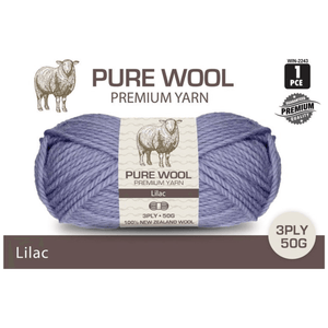 Pure Wool Premium Yarn 8PLY 50g 100% New Zealand Wool