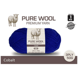 Pure Wool Premium Yarn 8PLY 50g 100% New Zealand Wool