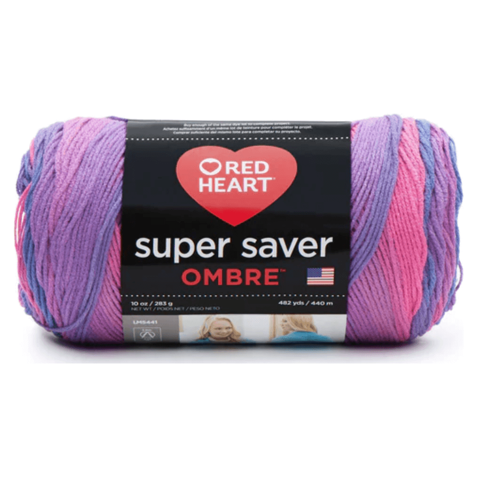 Red Heart Super Saver Ombre Yarn Sold As A Pack Of 2