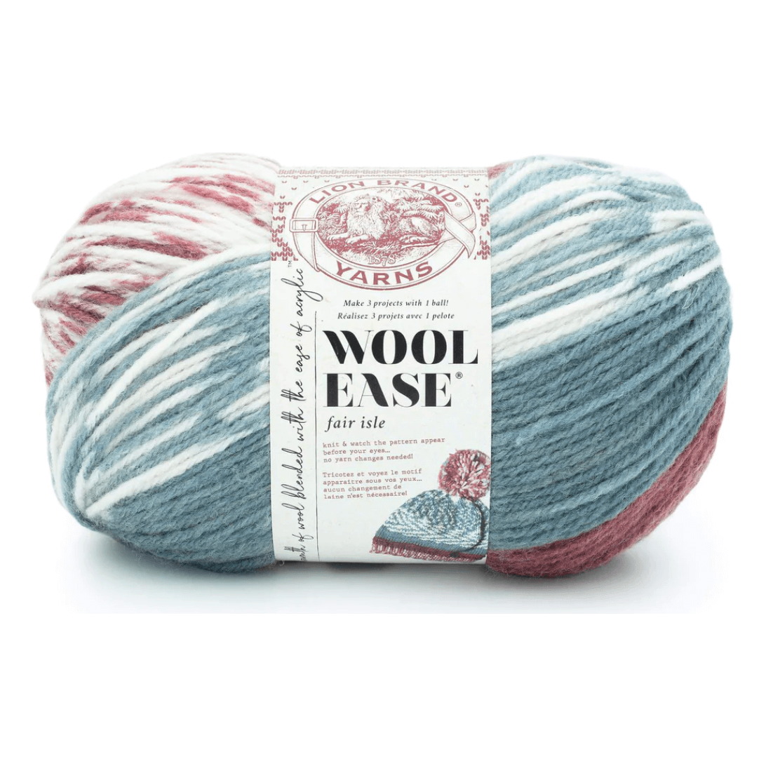 Lion Brand Wool-Ease Fair Isle Yarn Sold As A Pack Of 3