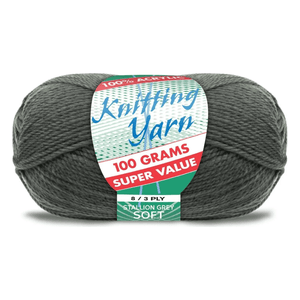 Yatsal Knitting Yarn 8 ply 100g Solid