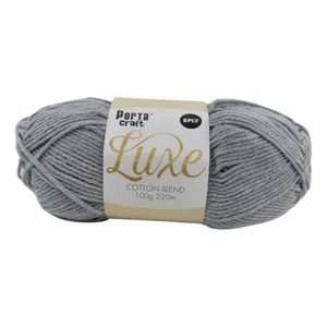 Portacraft Luxe Cotton Blend Yarn 8ply 100g