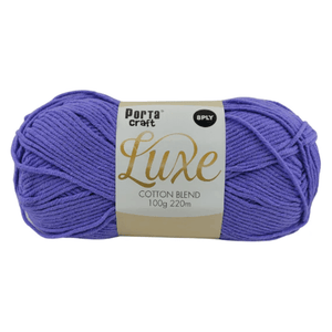 Portacraft Luxe Cotton Blend Yarn 8ply 100g