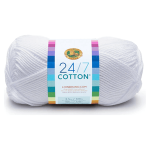 Lion Brand 24/7 Cotton Yarn Sold As A 3 pack