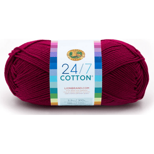 Lion Brand 24/7 Cotton Yarn Sold As A 3 pack