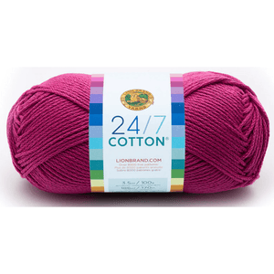 Lion Brand 24/7 Cotton Yarn Sold As A 3 pack