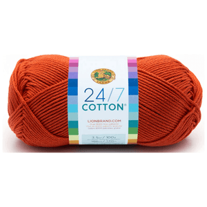 Lion Brand 24/7 Cotton Yarn Sold As A 3 pack