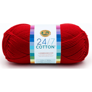 Lion Brand 24/7 Cotton Yarn Sold As A 3 pack