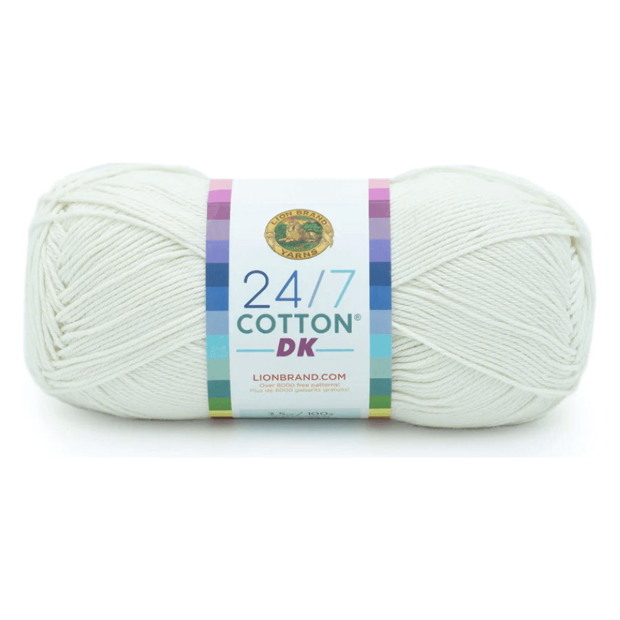 Lion Brand 24/7 Cotton DK Yarn Sold As A 3 Pack