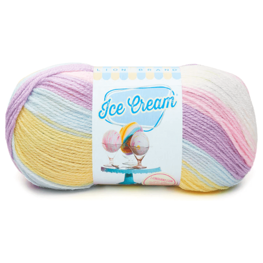 Lion Brand Ice Cream Yarn Sold As A 3 Pack