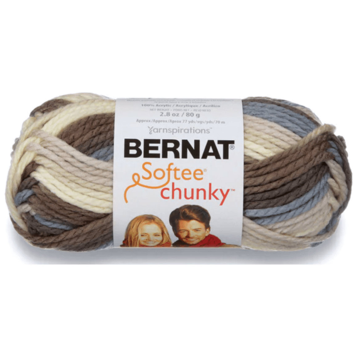 Bernat Softee Chunky Ombre Yarn Sold As A 3 Pack