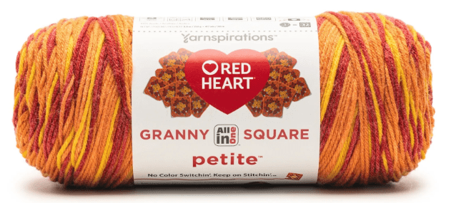 Red Heart All In One Granny Square Petite Yarn Sold As A Pack Of 3