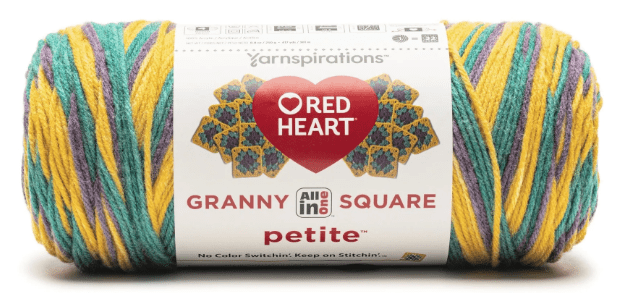 Red Heart All In One Granny Square Petite Yarn Sold As A Pack Of 3