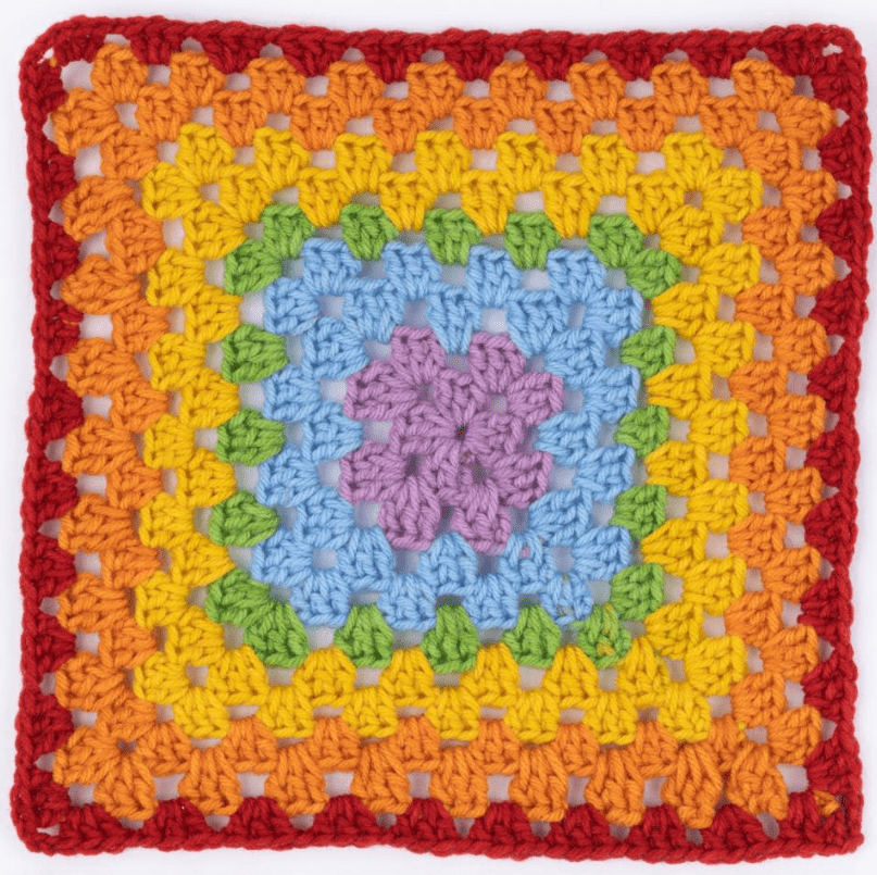 Red Heart All In One Granny Square Grande Yarn Sold As A Pack Of 3