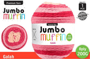 Yatsal Jumbo Muffin Cake Yarn 8Ply 200g