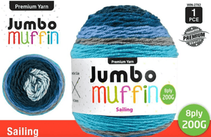 Yatsal Jumbo Muffin Cake Yarn 8Ply 200g