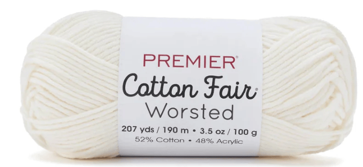 Premier Cotton Fair Worsted Sold As a 3 Pack