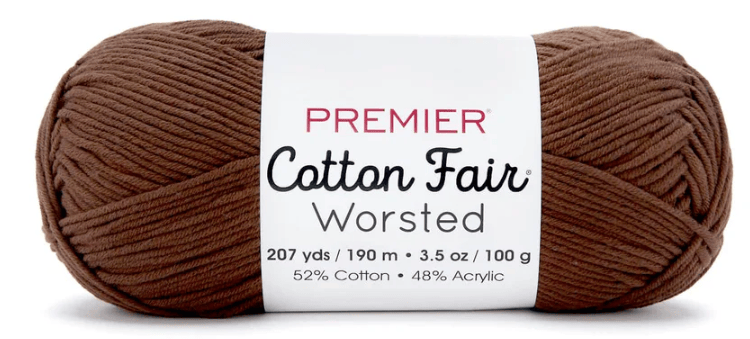Premier Cotton Fair Worsted Sold As a 3 Pack