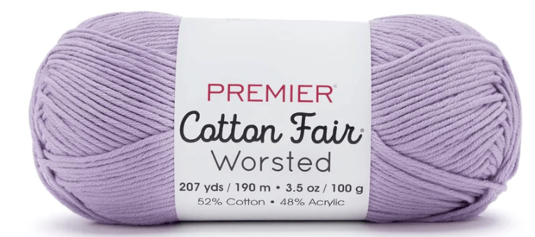 Premier Cotton Fair Worsted Sold As a 3 Pack