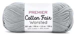 Premier Cotton Fair Worsted Sold As a 3 Pack