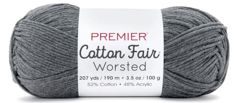 Premier Cotton Fair Worsted Sold As a 3 Pack