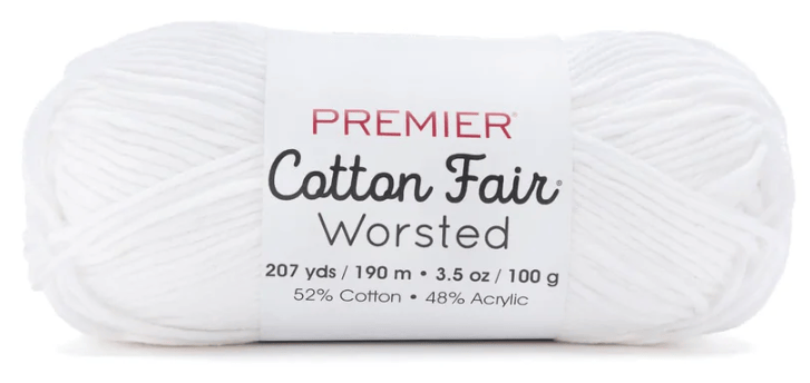 Premier Cotton Fair Worsted Sold As a 3 Pack