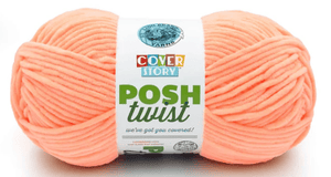Lion Brand Cover Story Posh Twist Yarn Sold As a 2 Pack