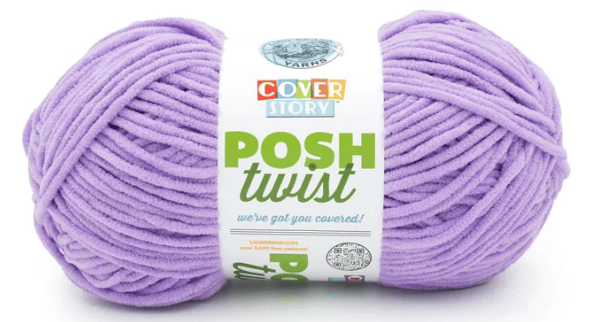 Lion Brand Cover Story Posh Twist Yarn Sold As a 2 Pack